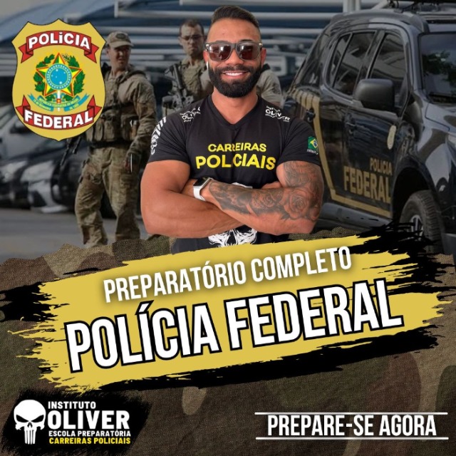 Capa Preparatório Polícia Federal - www.instituteoliver.com.br